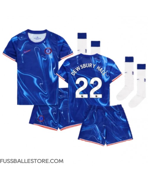 Günstige Chelsea Kiernan Dewsbury-Hall #22 Heimtrikotsatz Kinder 2024-25 Kurzarm (+ Kurze Hosen)